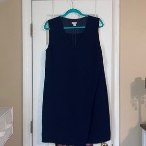J Crew navy blue dress